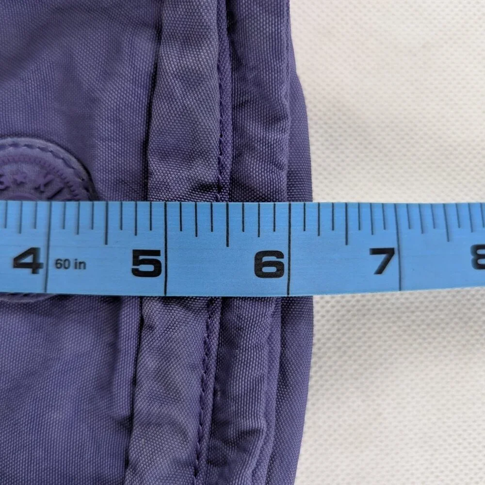 Kipling Merryl Crossbody Bag Purple Nylon -Clean Used - Buy It Now - Quick Ship! - Picture 10 of 12